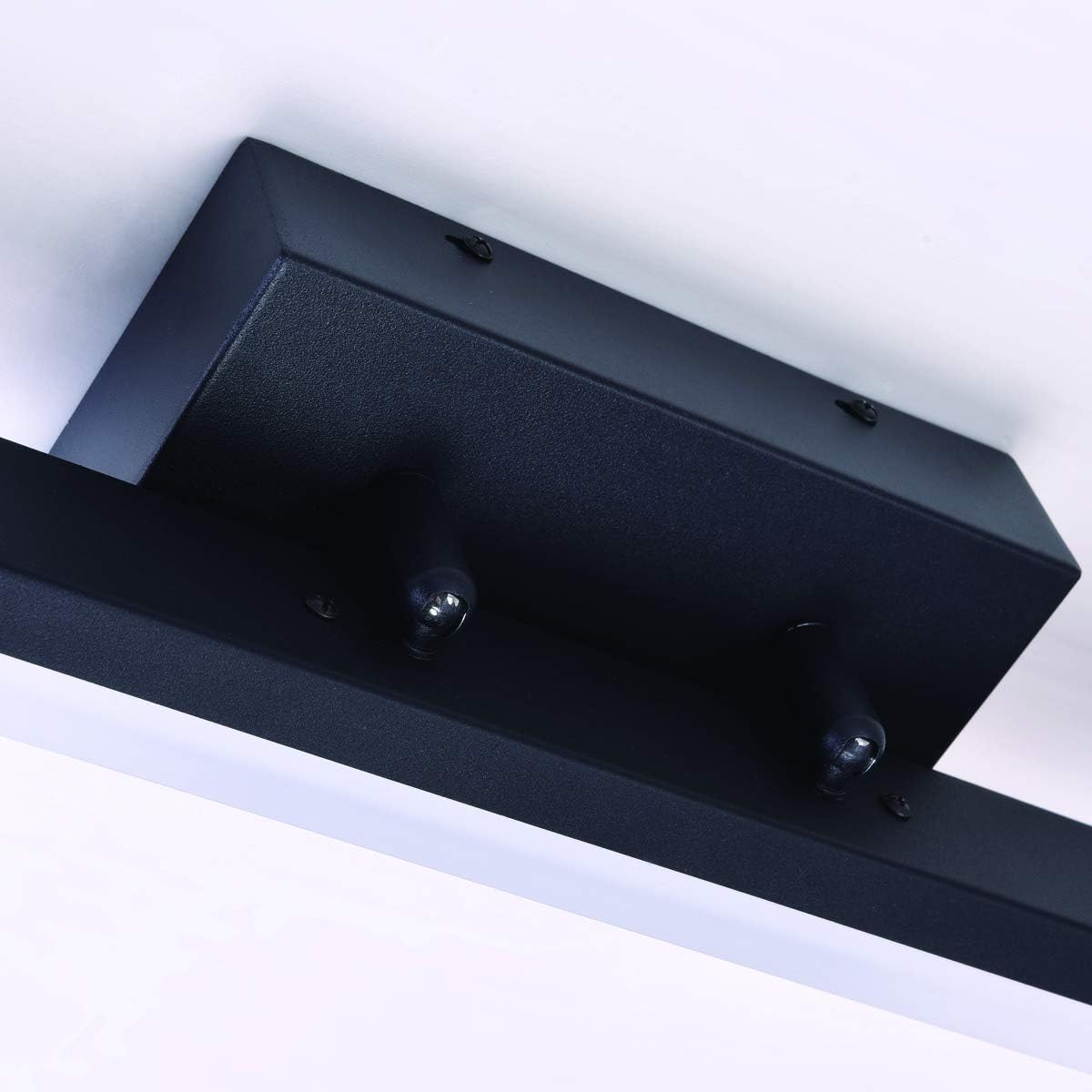mirrea 36in Modern LED Vanity Light for Bathroom Lighting Dimmable 36w Black Painted (Cold White 5000K)