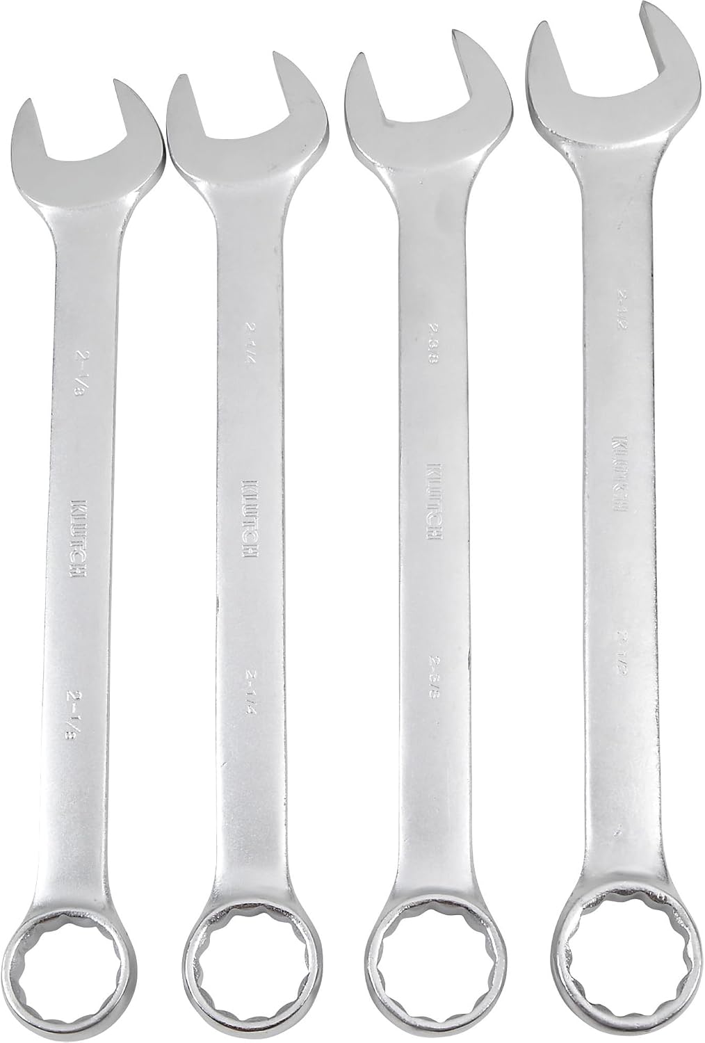 Klutch Super Jumbo SAE Combination Wrench Set - 4-Pc.