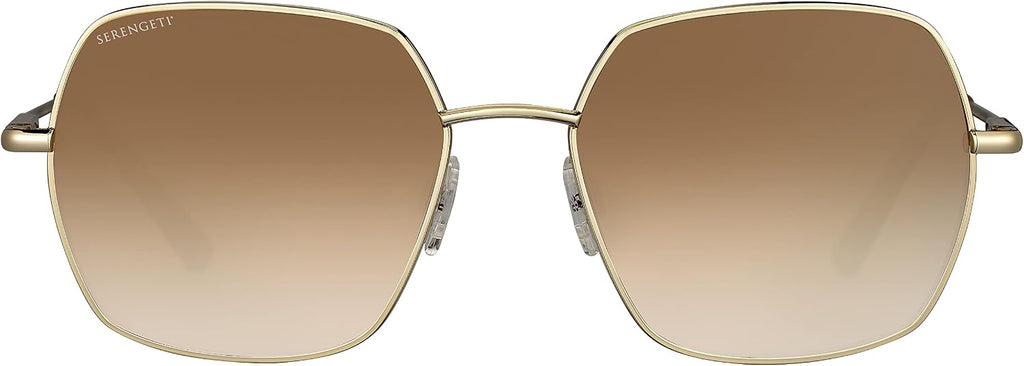 Serengeti LOY Shiny Light Gold - Mineral Non Polarized Drivers