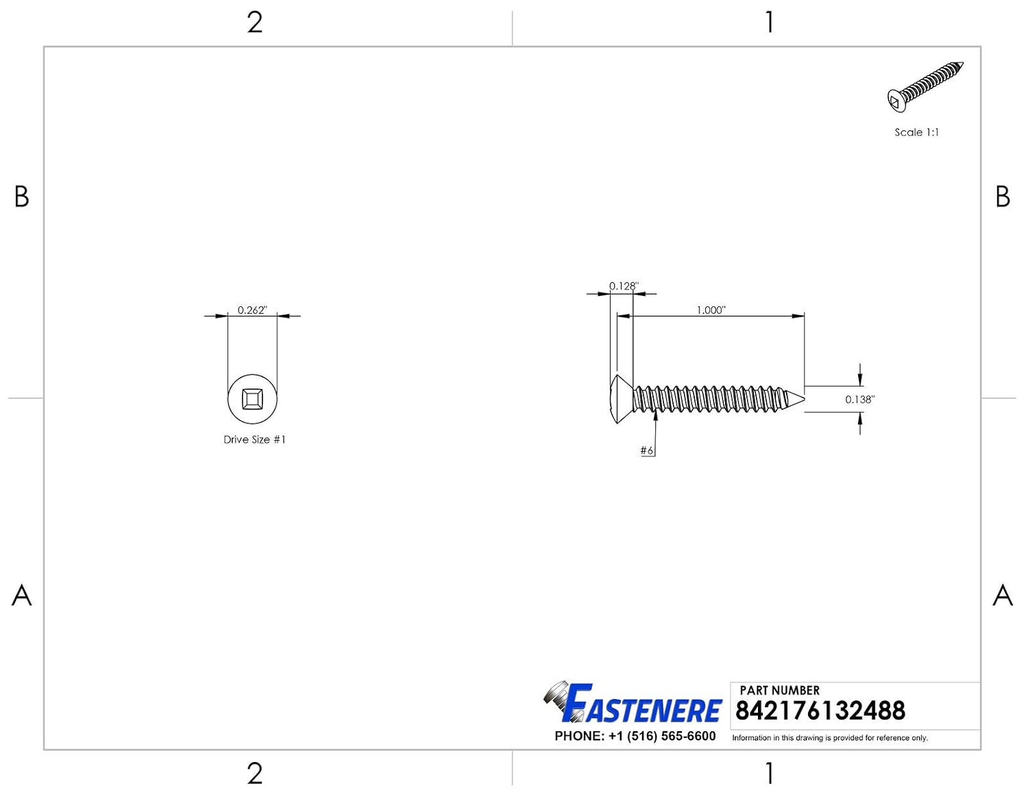 #6 x 1' - Oval Head Sheet Metal Screws Square Drive Stainless Steel 2500 Pcs self Tapping Screws Metal B2B