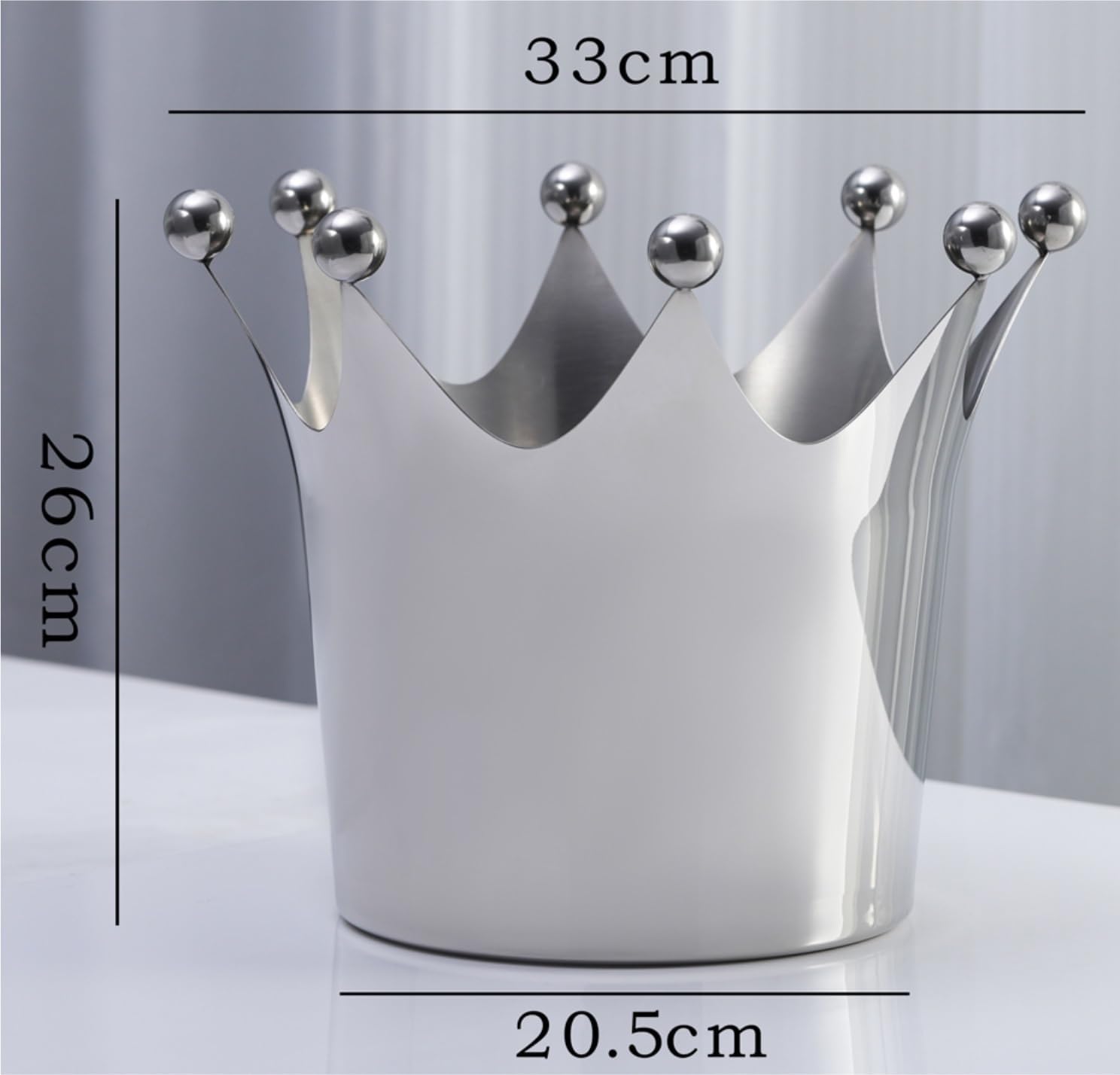 Ice Bucket Ice Bucket for Parties Stainless Steel Beverage Tub Wedding Banquet Bar Accessories(Gold)