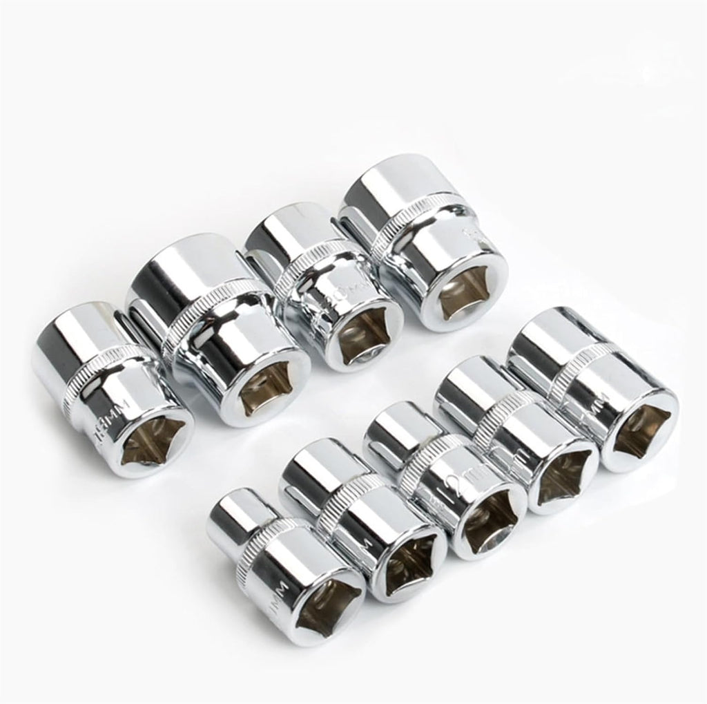 1/2' Square Drive Hex Short Socket Wrench CR-V Steel Anti-rust 6 Point Wrench Head 8-36mm Socket Heads Auto Repair(36mm)