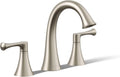 Kohler 35953-4-BN Buckley™ Widespread Bathroom Sink Faucet, 1.2 gpm, Vibrant Brushed Nickel