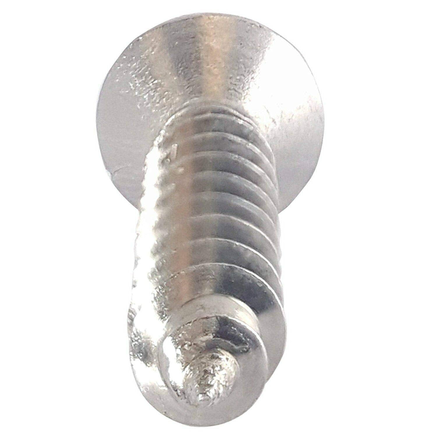 #6 x 1' - Oval Head Sheet Metal Screws Square Drive Stainless Steel 2500 Pcs self Tapping Screws Metal B2B