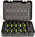 GripEdge | 13-PC 1/2' Drive Deep Metric & SAE Master Socket Extractor Set| Includes sizes - 19-25mm & 3/4-1' | Includes Premium Plastic Case With Foam Insert |