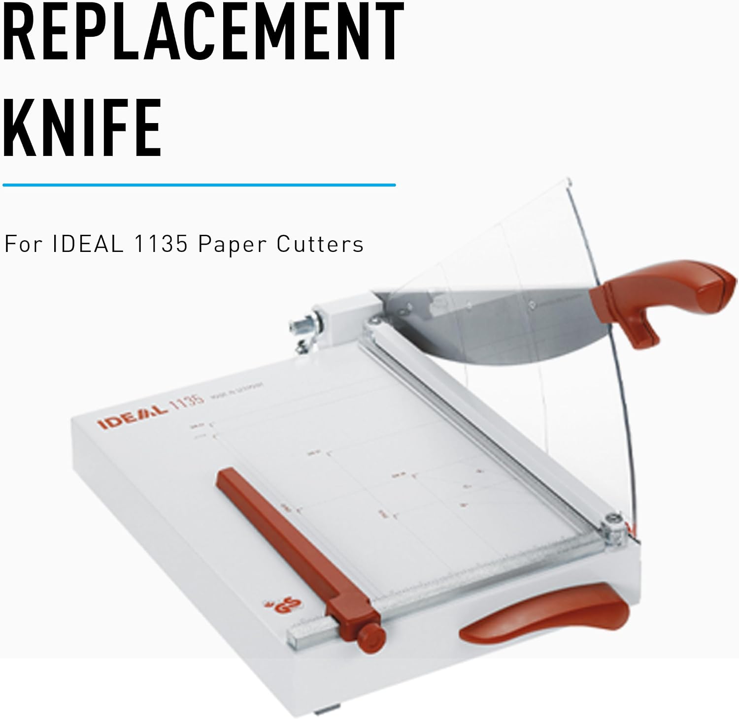 IDEAL 1135 Replacement Knife Kit for the IDEAL Paper Cutter Model 1135 (Upper and Lower Knives)