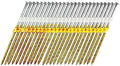 B&C Eagle 518X148HDS/22 Full Round Head 5-1/8' x .148 x 22° Hot Dip Galvanized Screw Shank Plastic Collated Framing Nails (1, 800per Box)