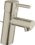 GROHE 34270ENA Concetto, Single Hole Single-Handle S-Size Bathroom Faucet 1.2 GPM, Brushed Nickel