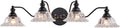 XIEDUN 4 Light Bathroom Vanity Lighting Fixtures Black Vanity Light Fixture Vanity Lights for Bathroom