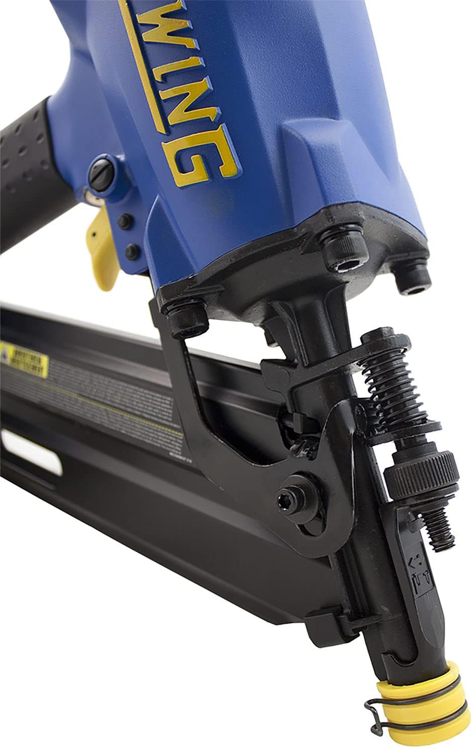 Estwing Pneumatic 34 Degree Framing Nailer, 2'–3-1/2' Framing Nails, Lightweight Magnesium Nail Gun with Depth Adjustment, Dual Trigger & Swivel Fitting, Includes Belt Hook & Carry Bag, EFR2190