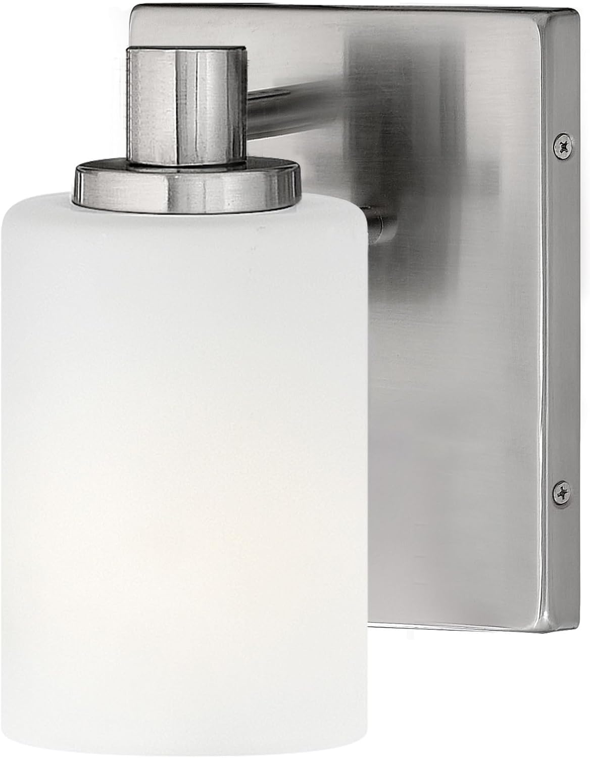 Hinkley Karlie Transitional One Light Bathroom Vanity Fixture, Brushed Nickel