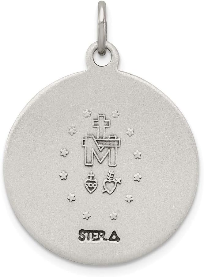 Sterling Silver Antiqued Miraculous Medal
