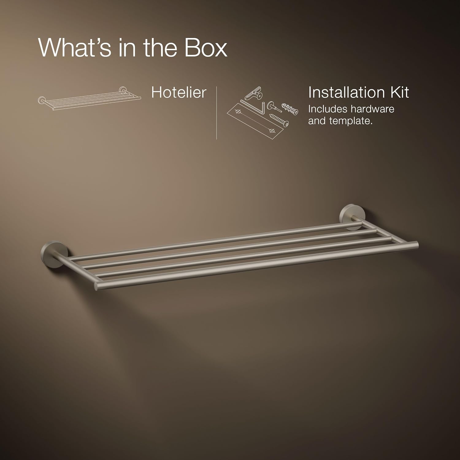 Kohler 27294-BN, ELATE HOTELIER, Vibrant Brushed Nickel