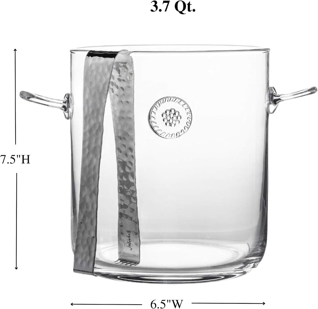 Juliska Berry & Thread Ice Bucket with Tongs