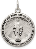 Sterling Silver Antiqued Miraculous Medal