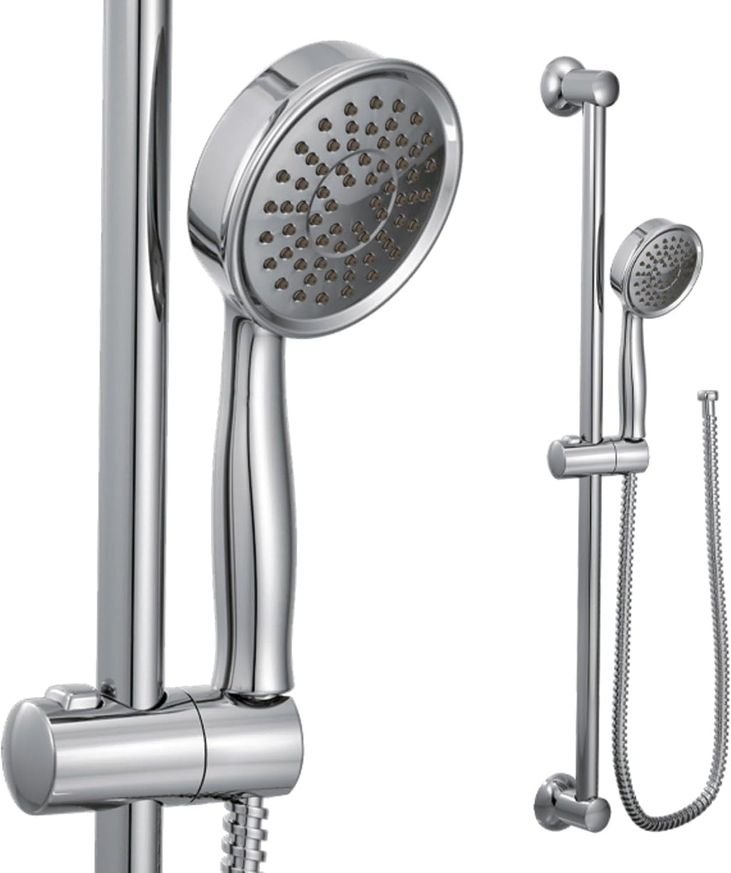 Moen Chrome Eco-Performance Detachable Handheld Showerhead with 69-Inch-Long Hose Featuring 24-Inch Slide Bar, 3668EP