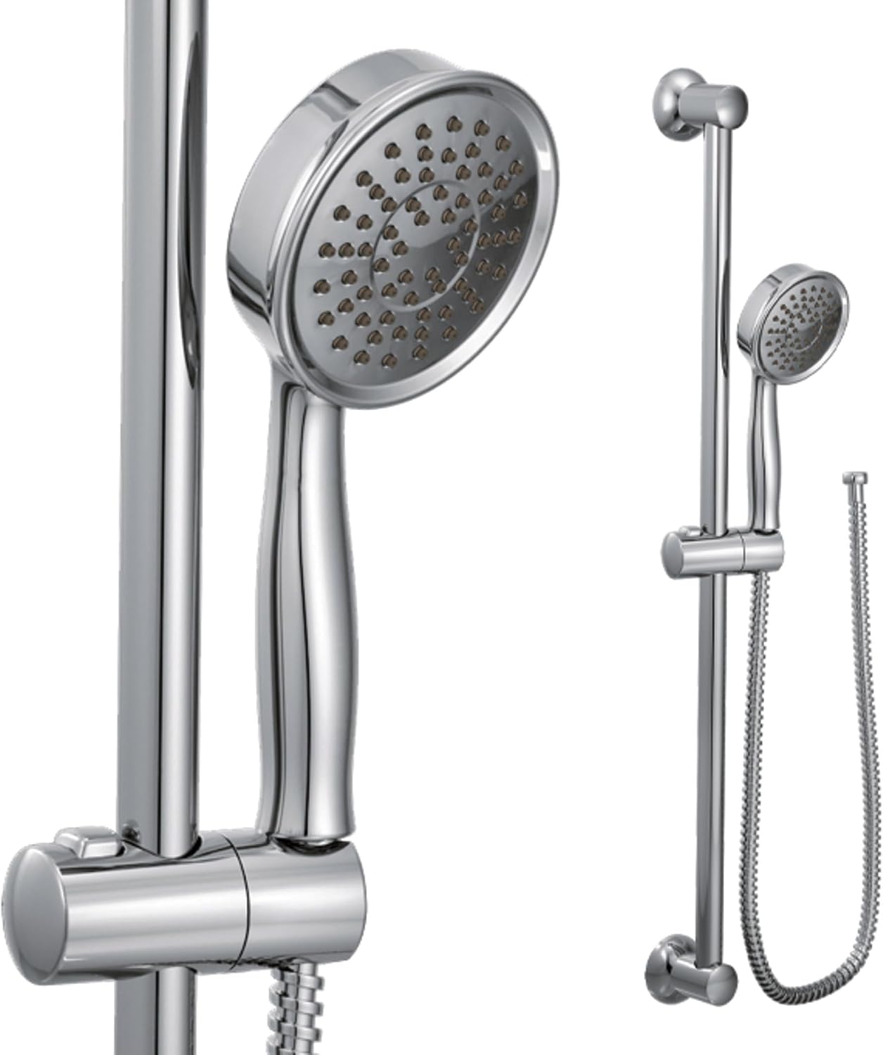Moen Chrome Eco-Performance Detachable Handheld Showerhead with 69-Inch-Long Hose Featuring 24-Inch Slide Bar, 3668EP