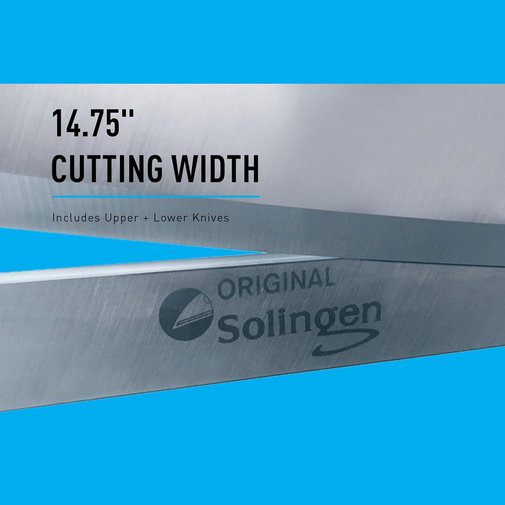 Replacement Blades for IDEAL 1138 Paper Cutter - Resharpenable High-Grade Solingen Steel Replacement Blade Knife, Long-Lasting and Durable
