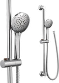 Moen Chrome Eco-Performance 5-Function Handheld Removable Shower Head, Adjustable 30-Inch Slide Bar and 69-Inch Long Hose, 3558EP