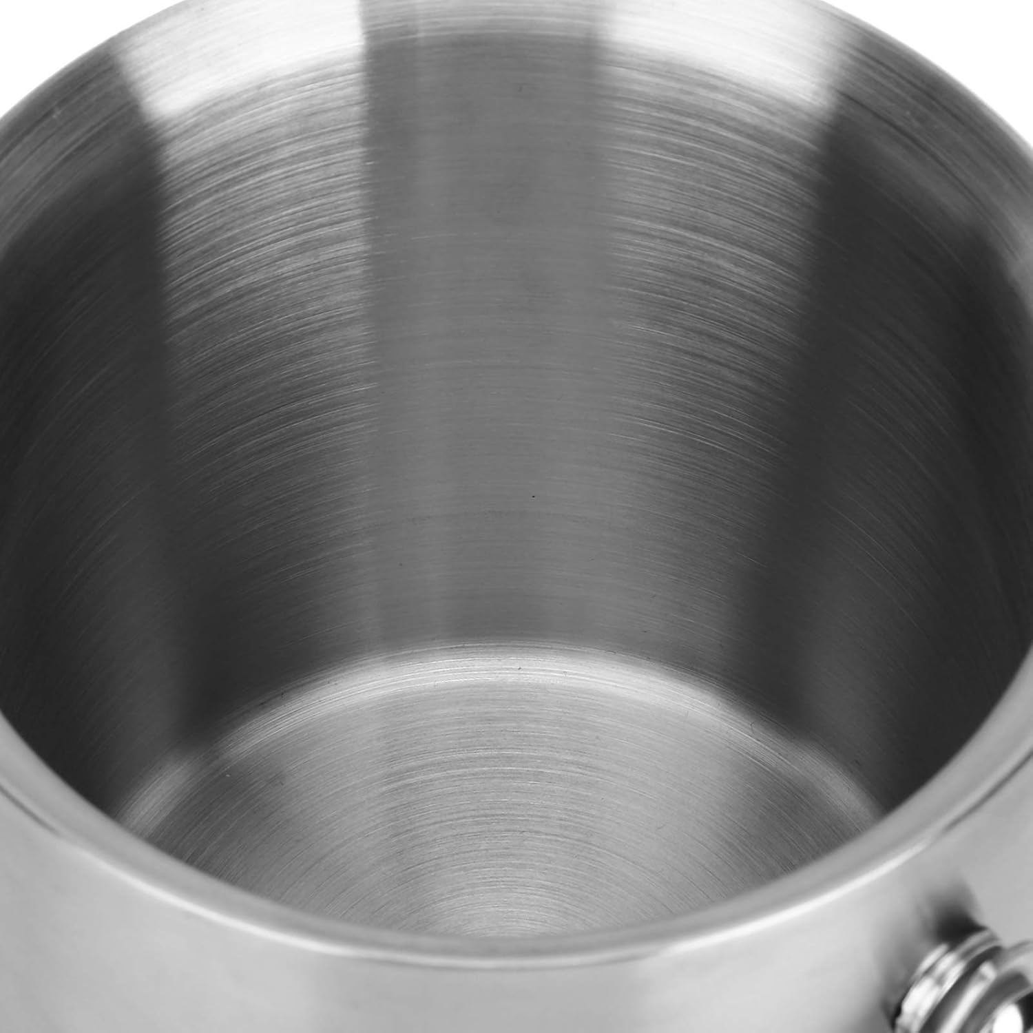 ice Bucket,Bucket with lid, Ice Buckets for Parties Stainless Steel Bucket, Insulated with Lid, with Lid Stainless Steel Double Layer Champagne Barrel Bar Supplies 2L