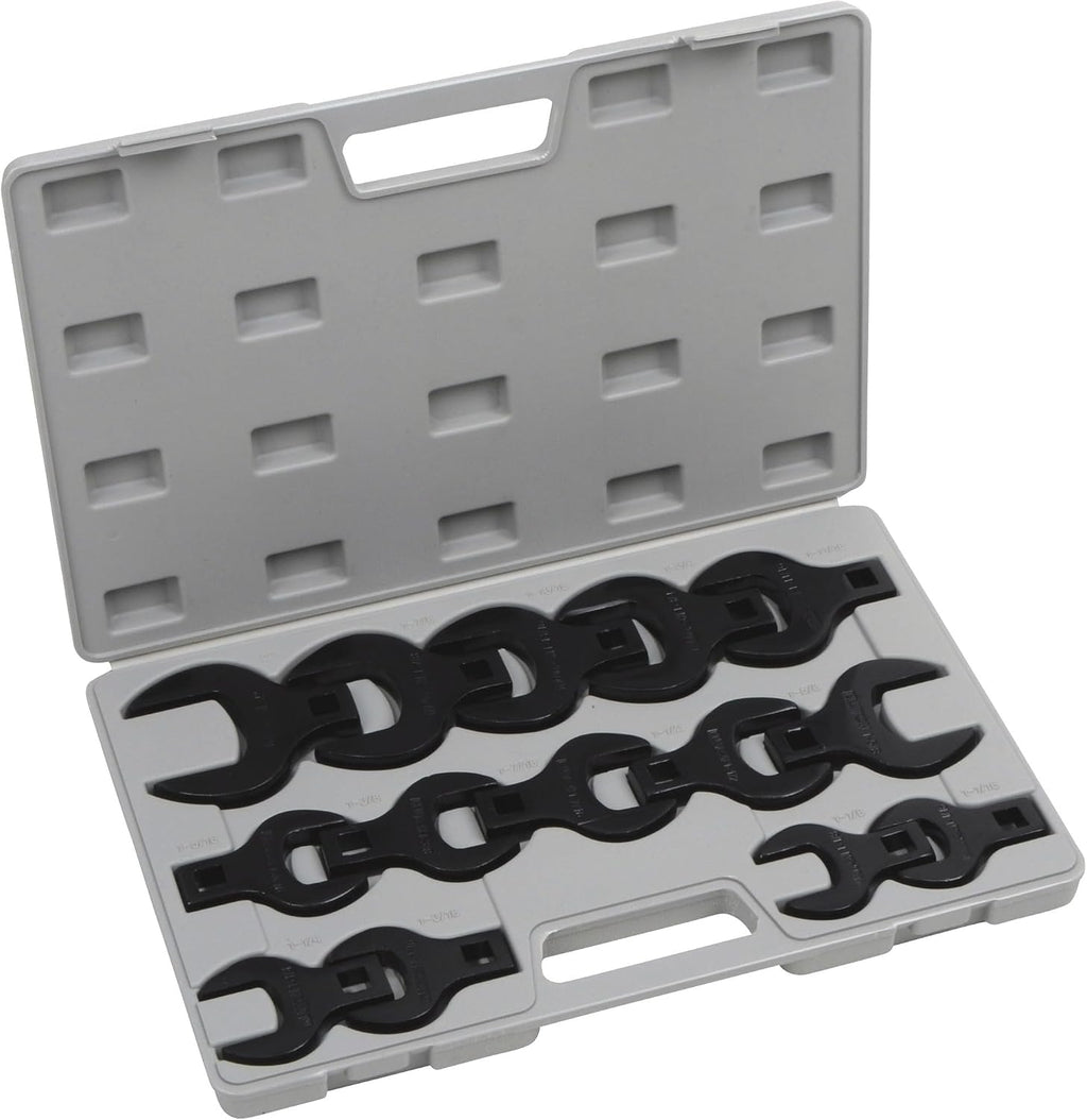 Klutch Jumbo SAE Crowfoot Wrench Set - 14-Pc.