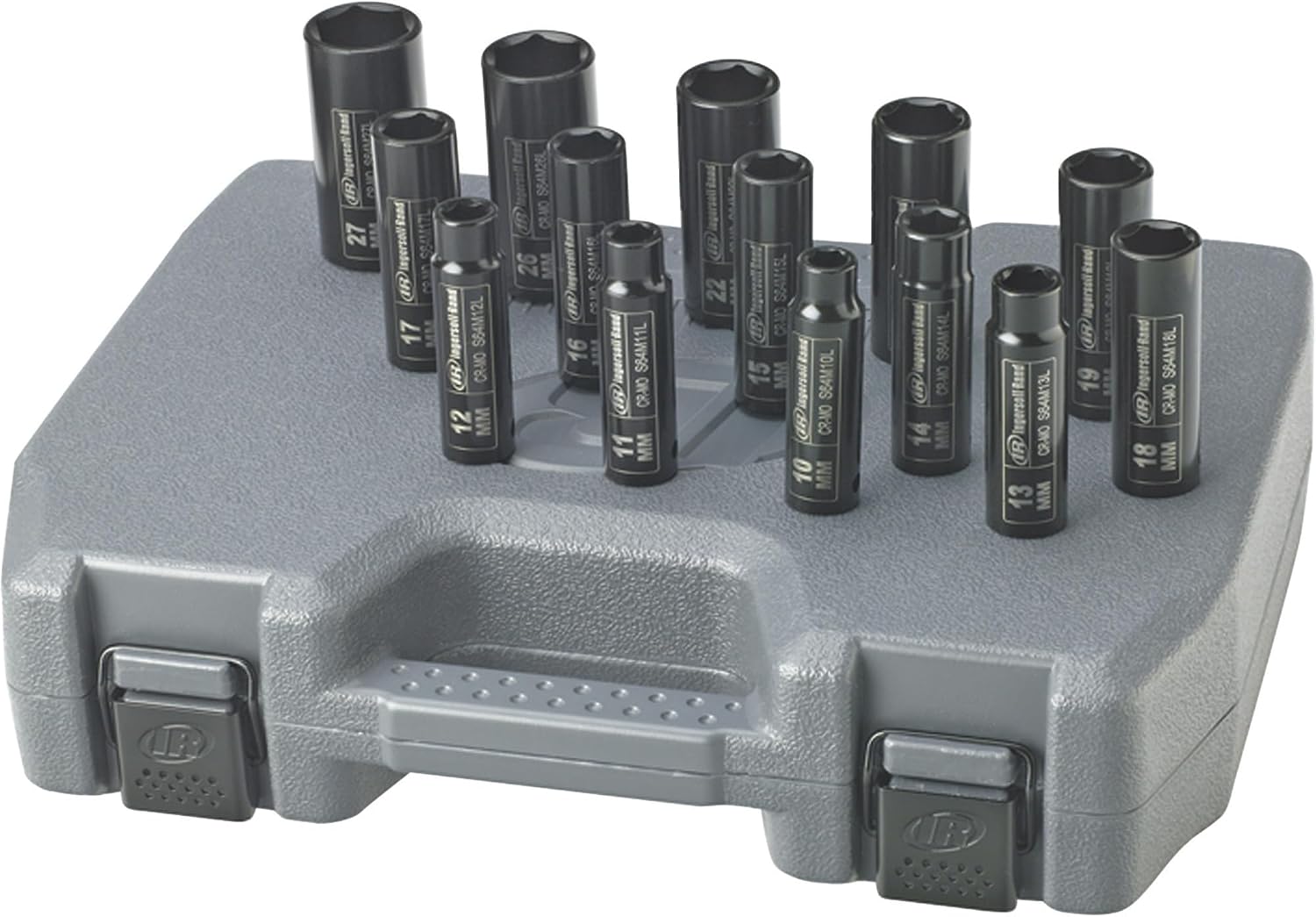 Ingersoll Rand SK4M14L 1/2-Inch 14 Piece Deep Metric Impact Socket Set
