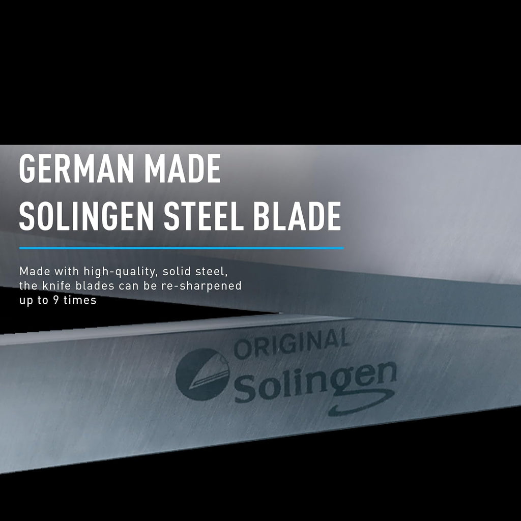 Replacement Blades for IDEAL 1138 Paper Cutter - Resharpenable High-Grade Solingen Steel Replacement Blade Knife, Long-Lasting and Durable