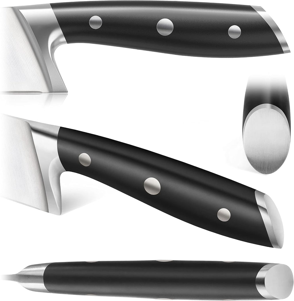 Cangshan Alps Series 1026672 German Steel Forged 12-Piece Knife Block Set, Acacia (Black)
