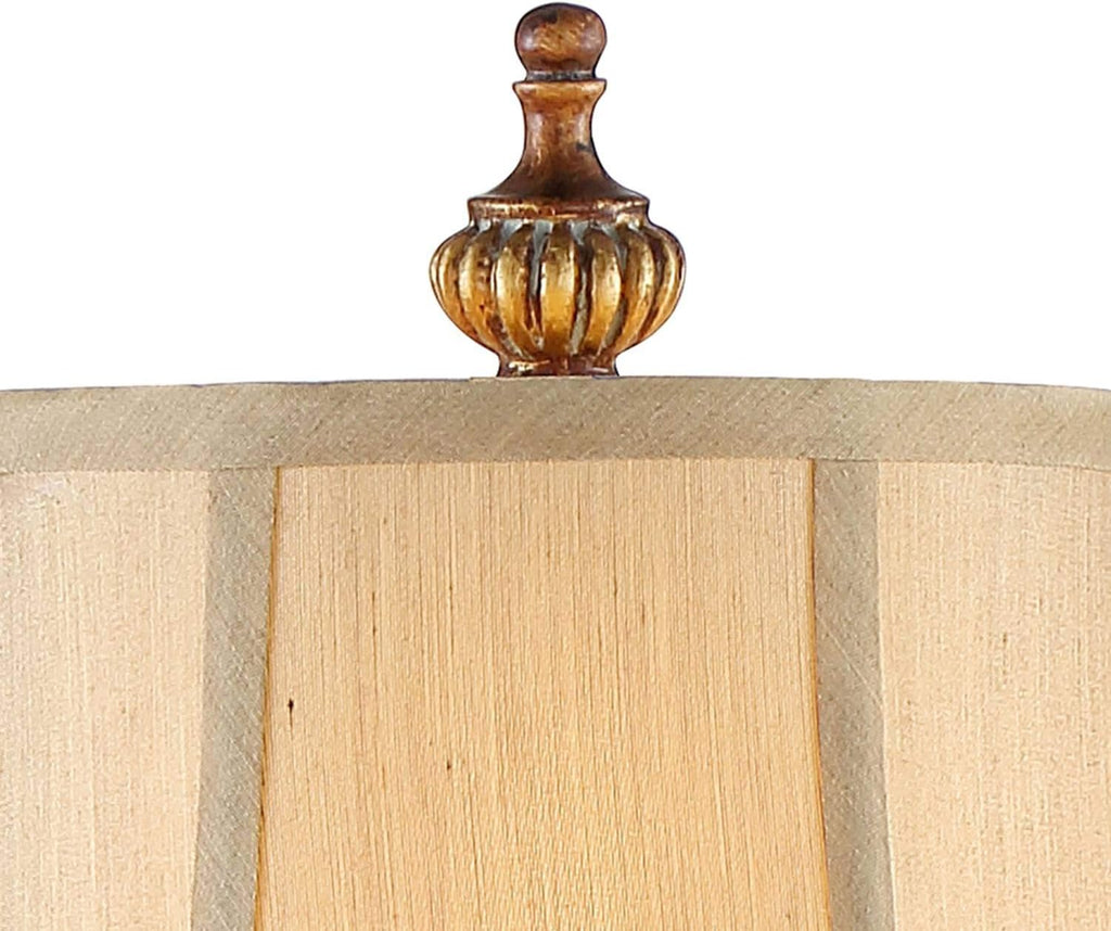 Regency Hill Juliette 36 1/2' Tall Skinny Large Buffet Traditional End Table Lamps Set of 2 Brown Light Bronze Finish Fabric Shade Living Room Bedroom Bedside Nightstand House Office Home Reading