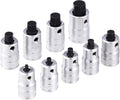 Kyoto Tools (KTC) TBT3SS09H 3/8' Stubby Hexagon Bit Socket Set, Set of 9