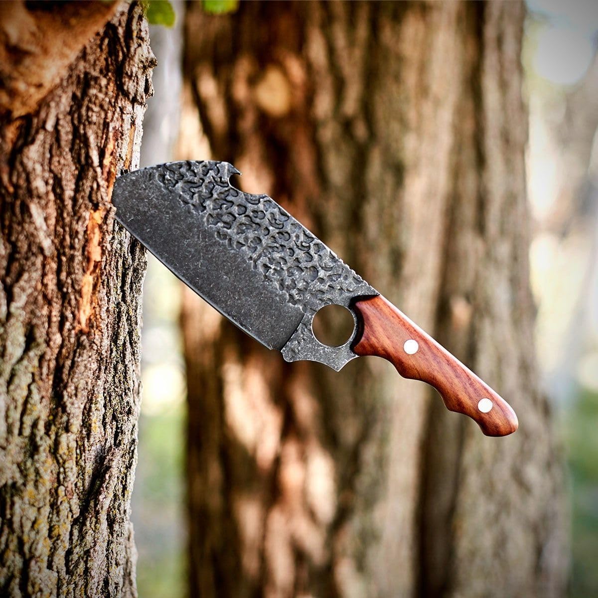 Personalized Meat Cleaver Knife, Set of 5 - Custom Groomsmen Ideas for BBQ Lovers, Grill Masters, or Home Chefs