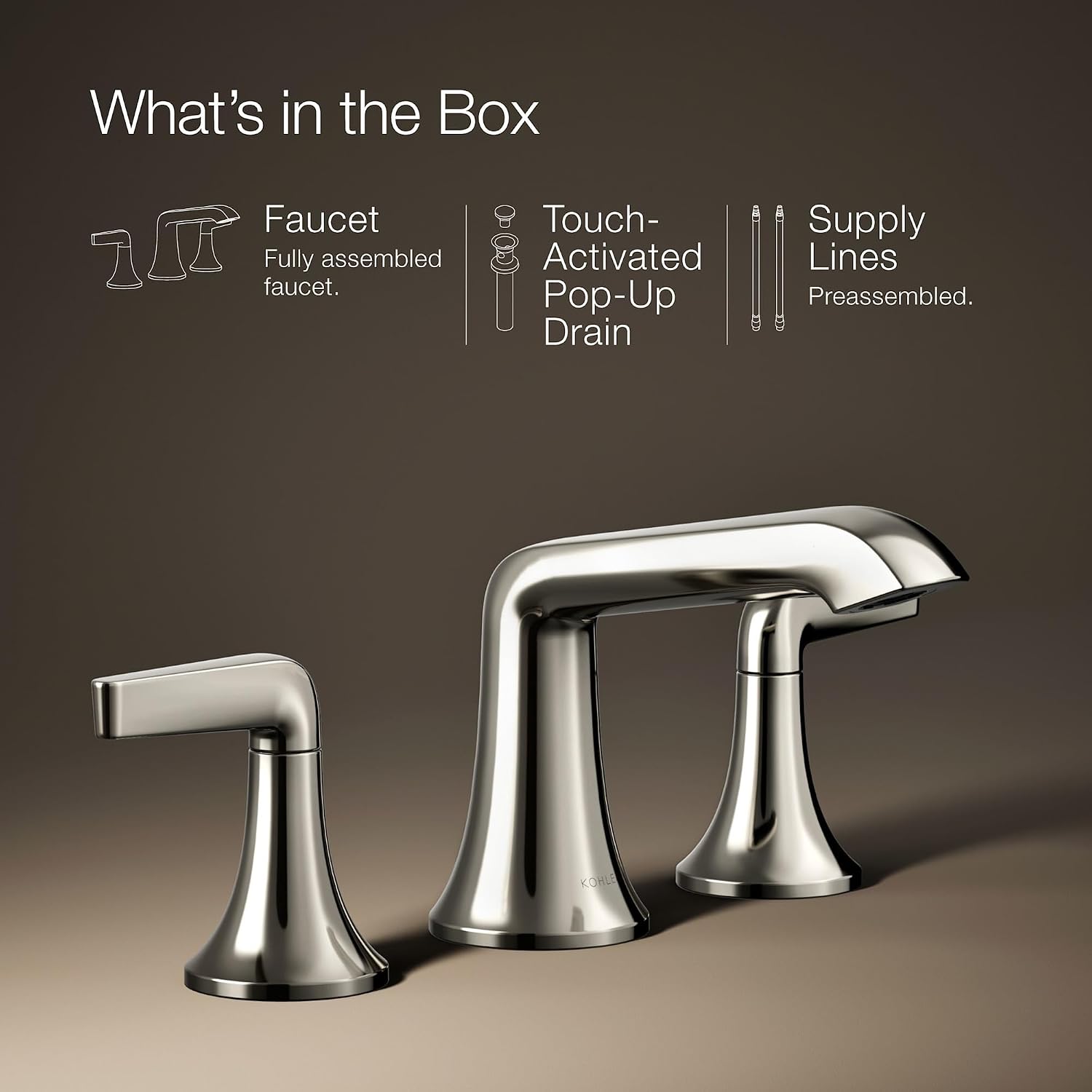 Kohler K-22020-4-BN - Bathroom Sink Faucets Faucet