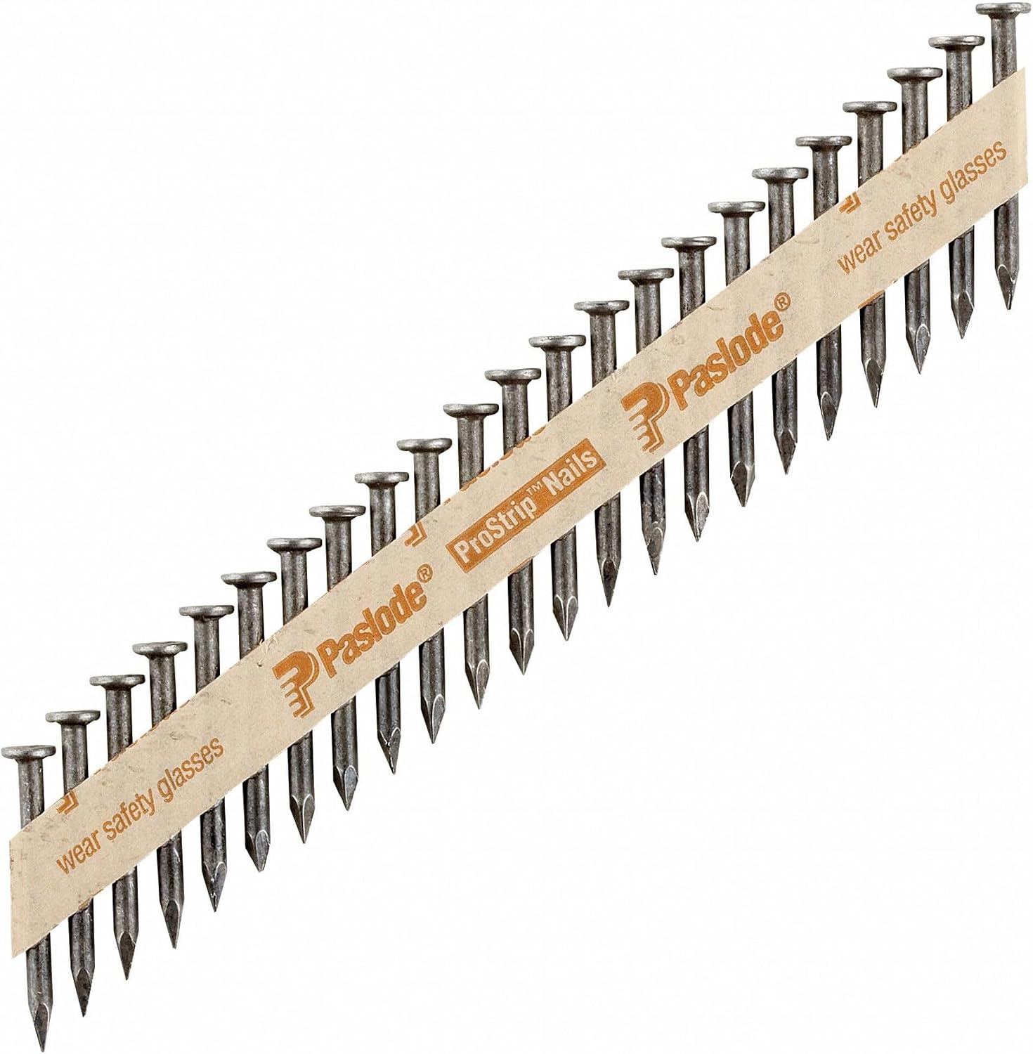 Collated Metal Connector Nail, 1-1/2 in L, Not Applicable, Brite, Flat Head, Straight, 4000 PK - 1 Each