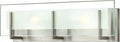 Hinkley Latitude 18' Two Light 120W G9 Bathroom Vanity Fixture, Brushed Nickel