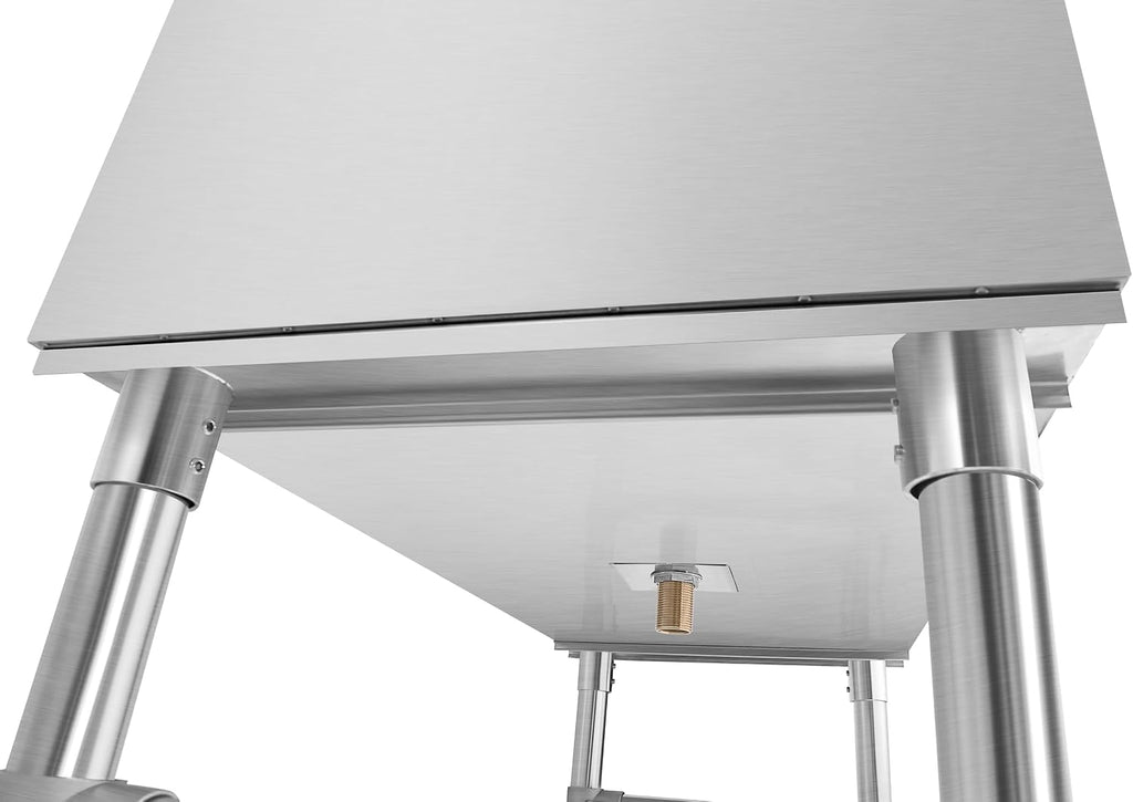KoolMore 36 Inch Commercial Stainless Steel Underbar Ice Bin with Siding Lid, NSF Certified (KM-UIB-1836)