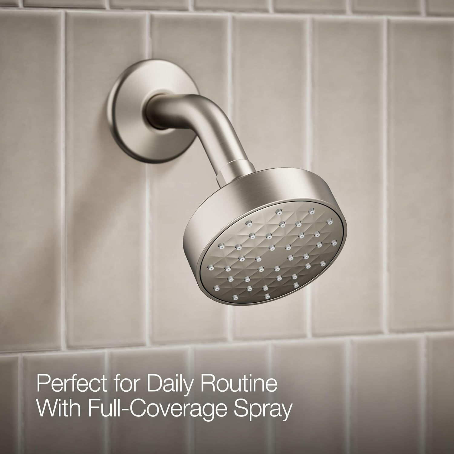 Kohler K-TS97077-4Y-BN Pitch Rite-Temp Shower Trim Kit, 2.5 GPM, Vibrant Brushed Nickel