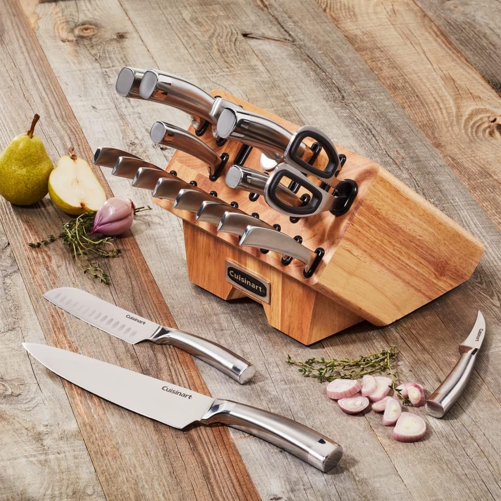 Cuisinart Normandy 19 Piece Cutlery Block Set, Stainless Steel