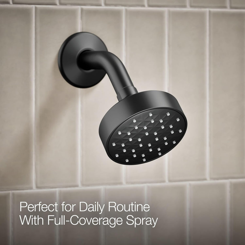 Kohler K-TS97077-4Y-BL Pitch Rite-Temp Shower Trim Kit, 2.5 GPM, Matte Black