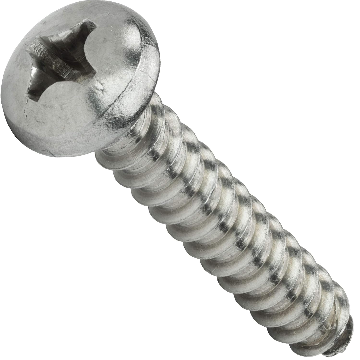 #10 x 2-1/2' - Sheet Metal Screws Self Tapping Pan Head Stainless Steel 500 Pcs self Tapping Screws Metal B2B