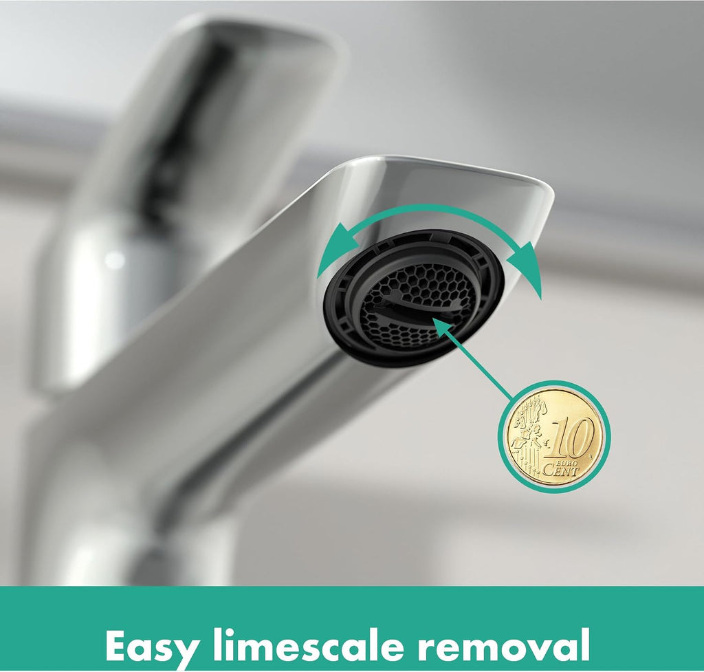 hansgrohe Logis Fine Single-Handle 1-Hole Bathroom Sink Faucet in Brushed Nickel, 71253821