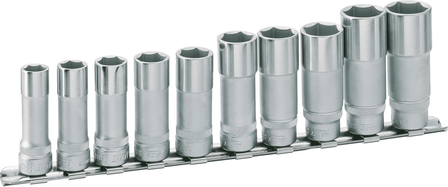 Hazet 880LG/10H Hexagon 3/8' 10Piece Socket Set