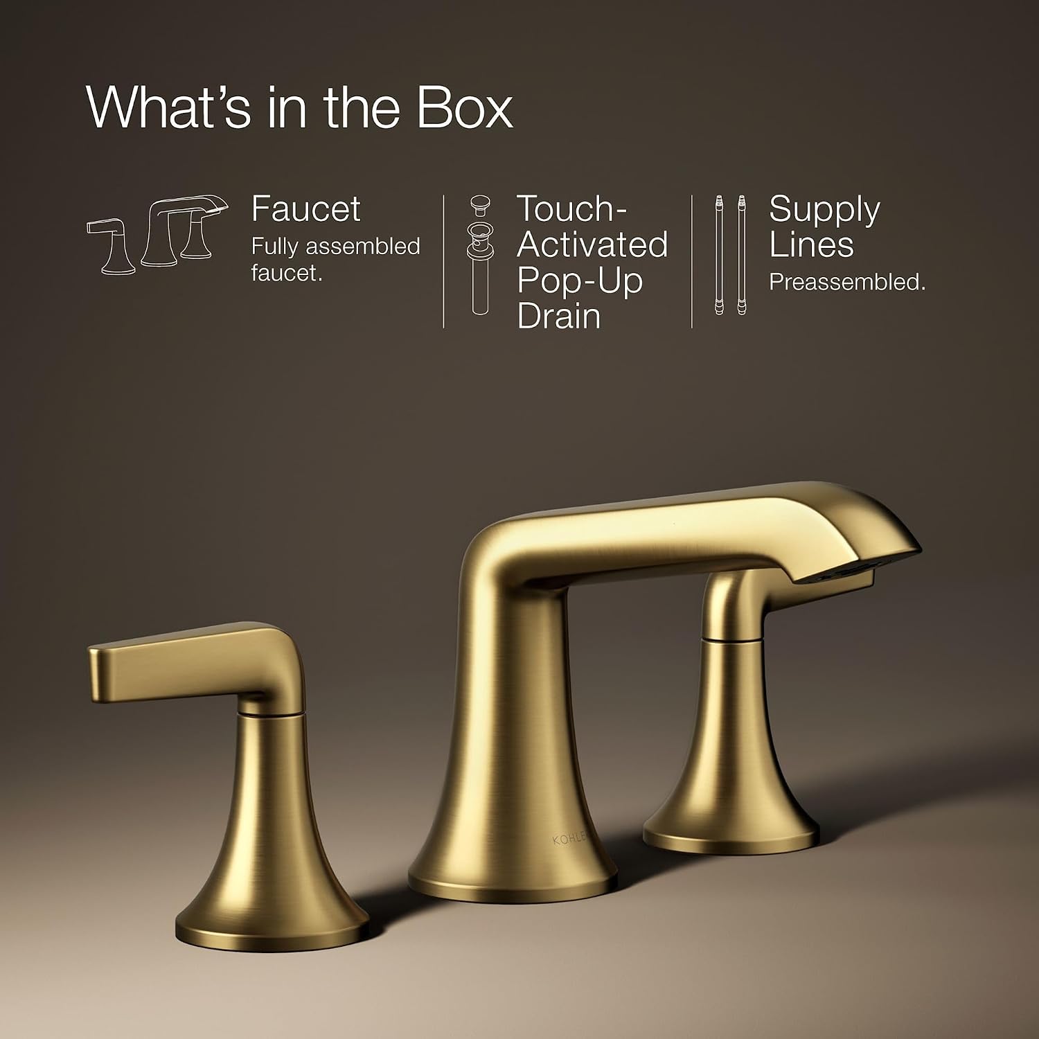 Kohler K-22020-4-BN - Bathroom Sink Faucets Faucet