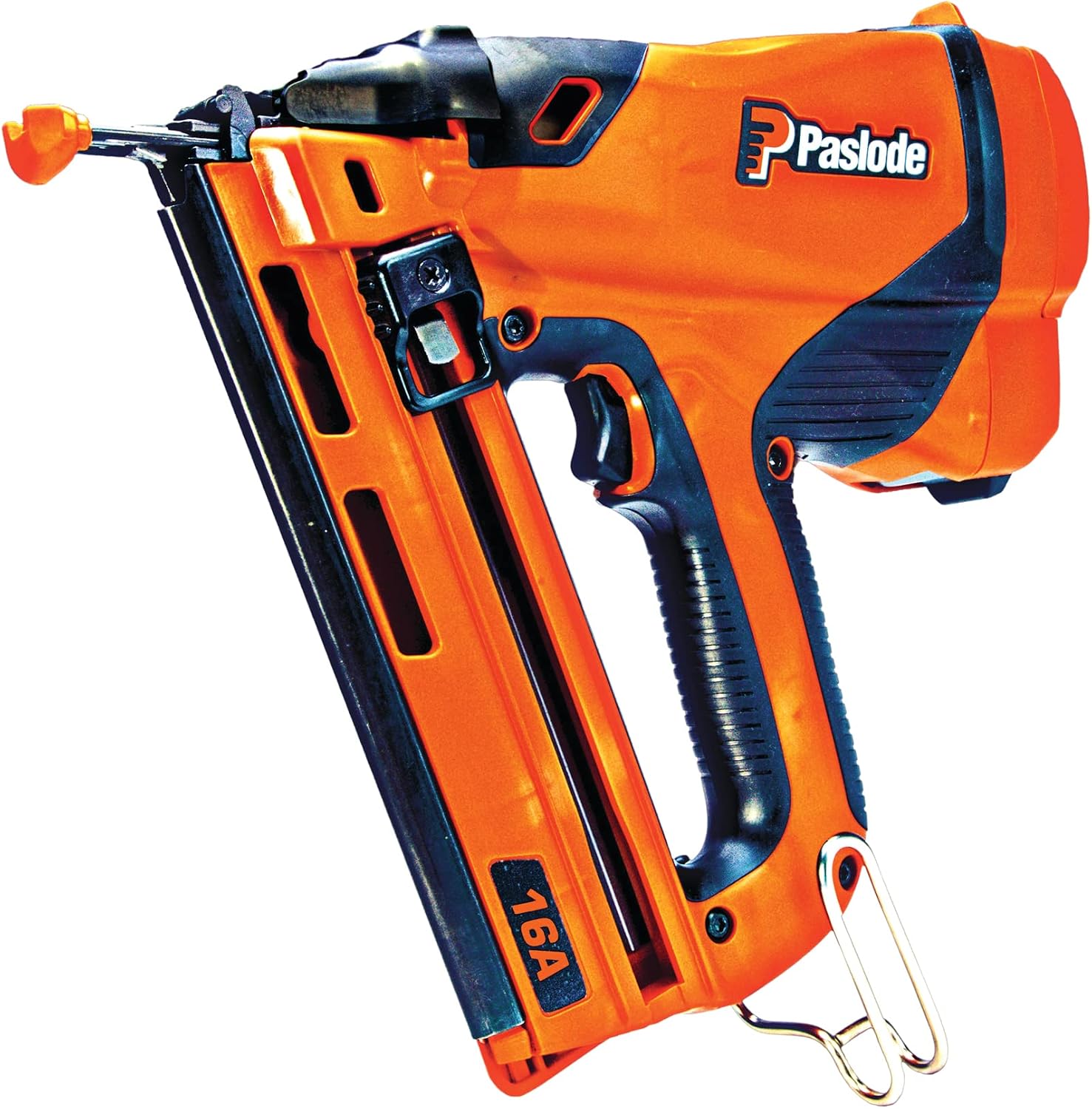 Paslode - Cordless Finish Nailer, 916200, 16 Gauge Angled, Battery and Fuel Cell Powered, No Compressor Needed