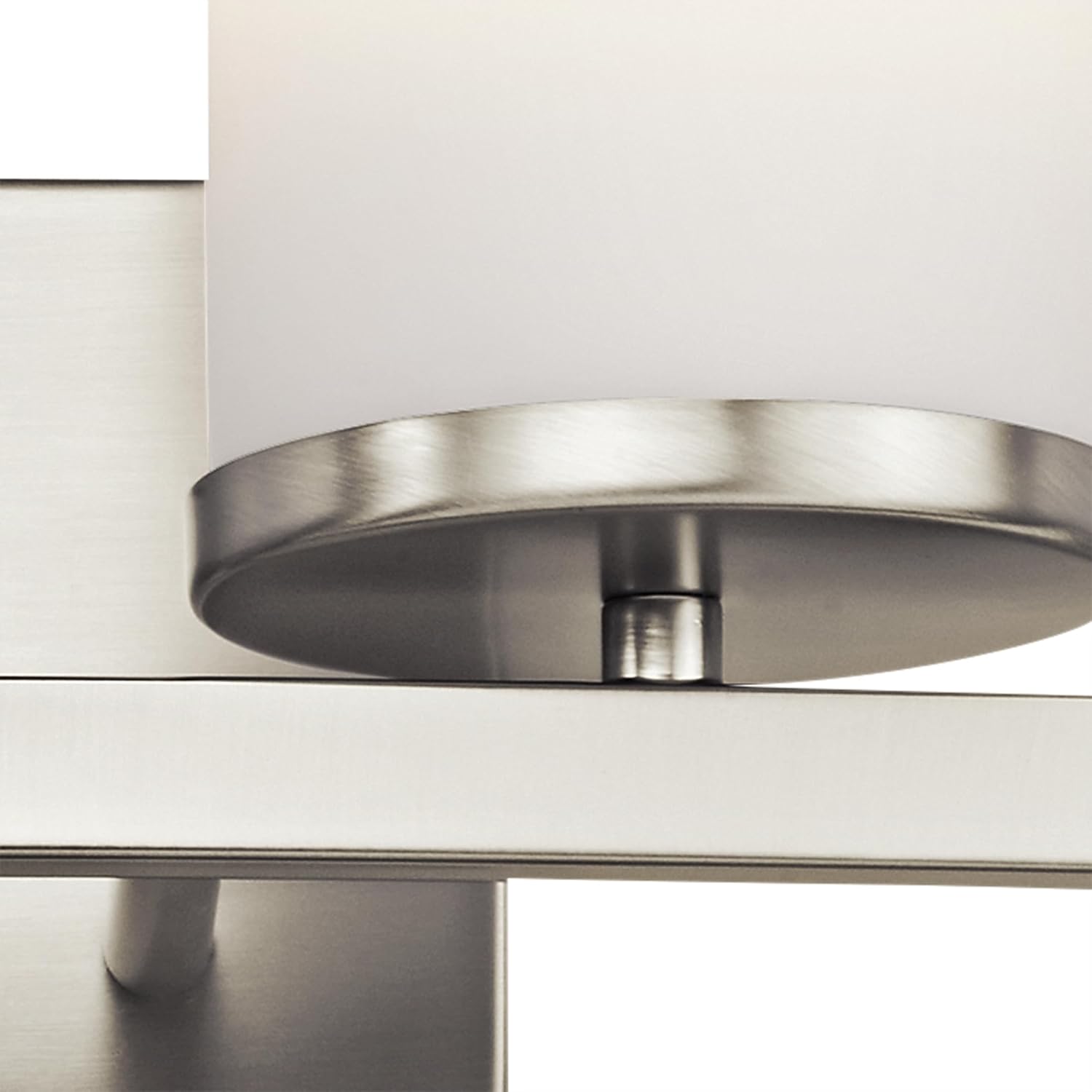 KICHLER Crosby 31' 4 Light Vanity Light Satin Etched Cased Opal Brushed Nickel