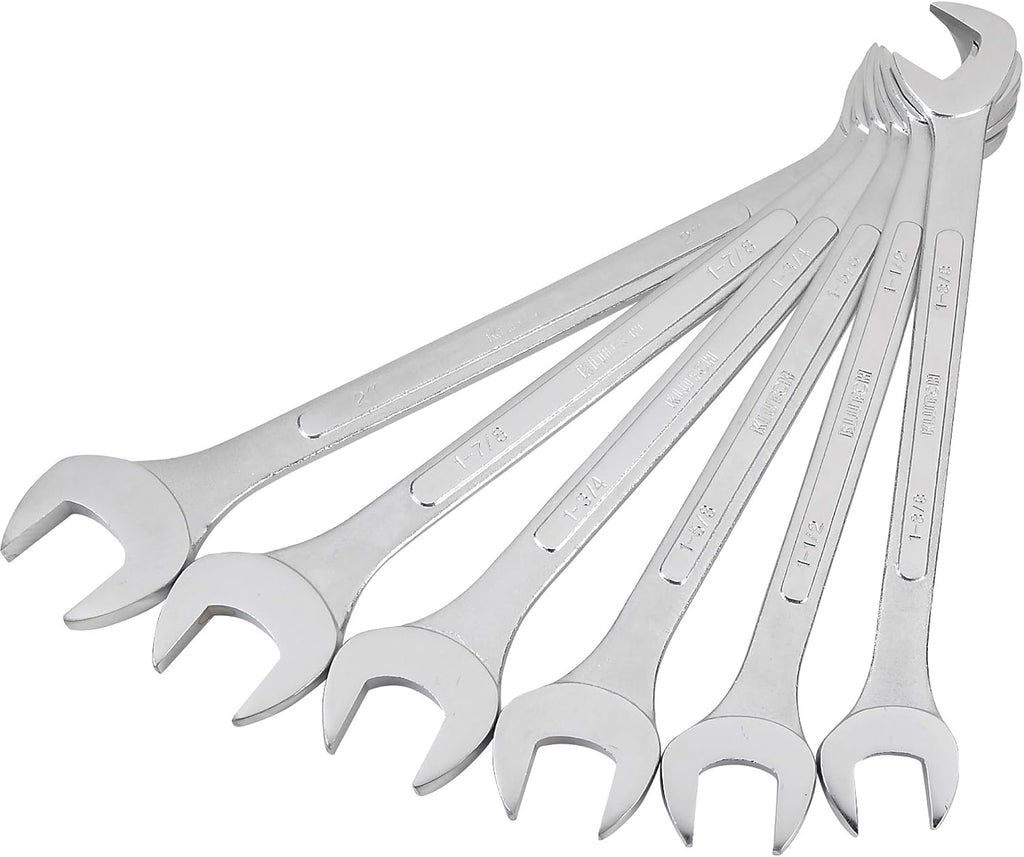 Klutch Jumbo SAE Angle Wrench Set - 6-Pc.