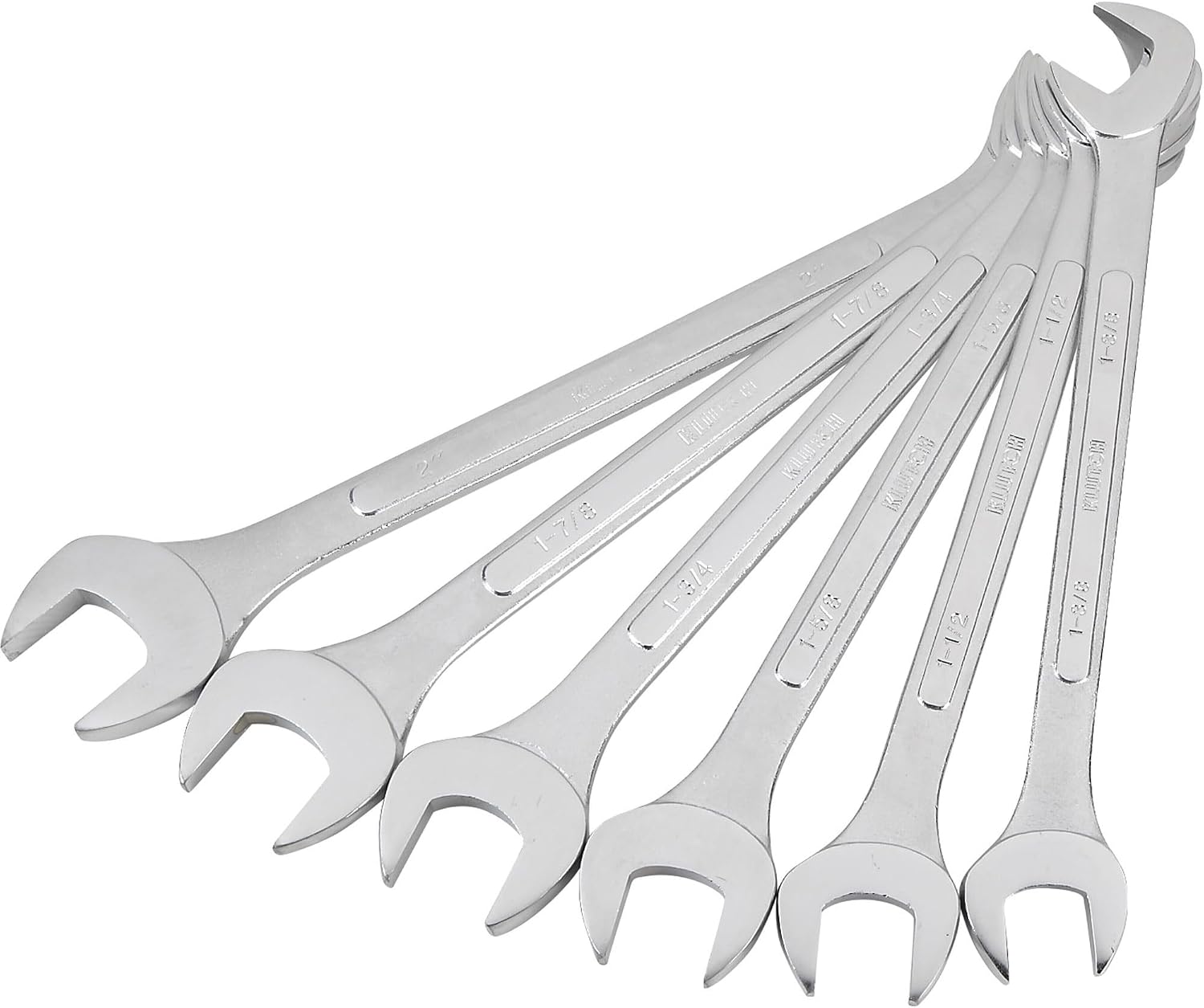 Klutch Jumbo SAE Angle Wrench Set - 6-Pc.
