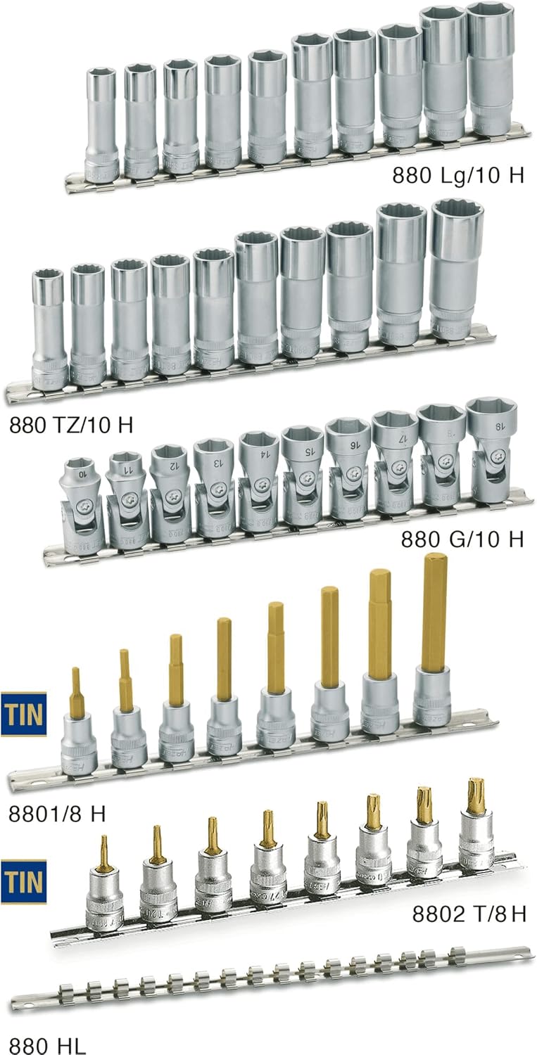 Hazet 880LG/10H Hexagon 3/8' 10Piece Socket Set