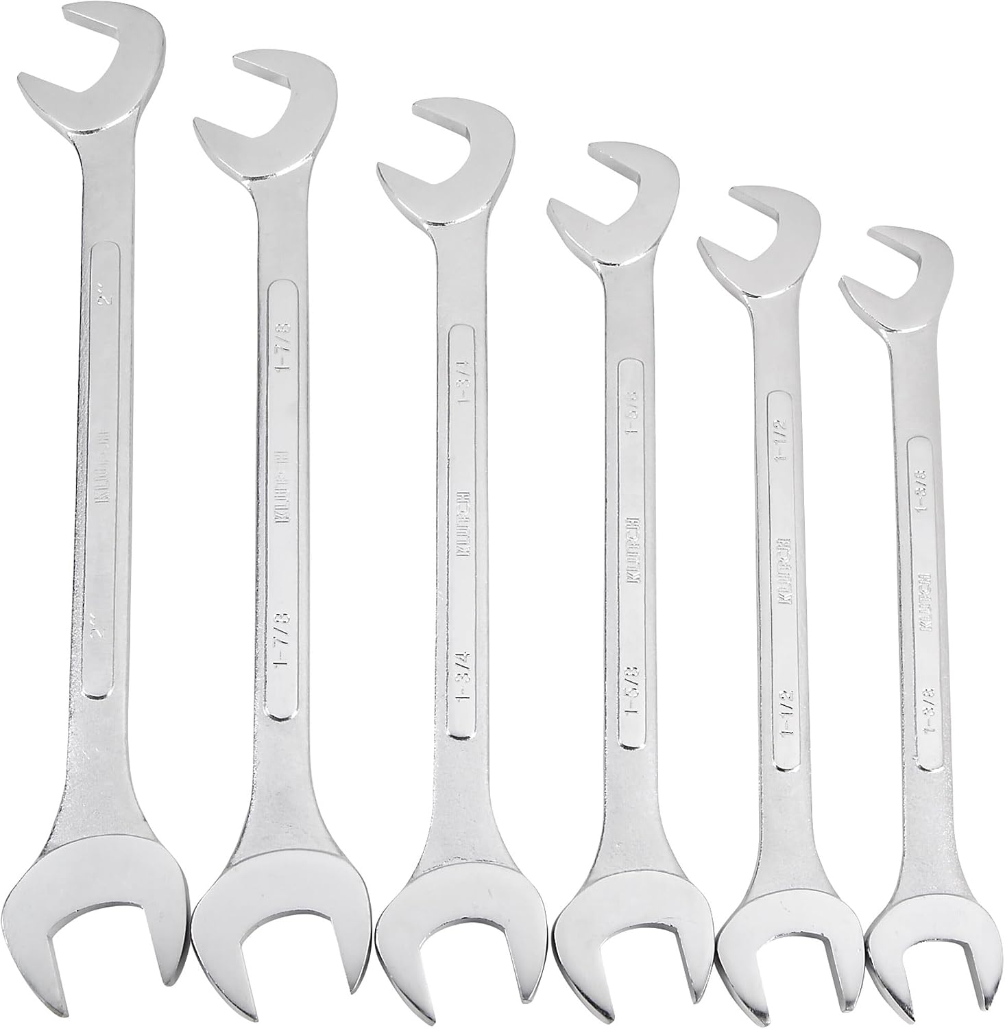 Klutch Jumbo SAE Angle Wrench Set - 6-Pc.
