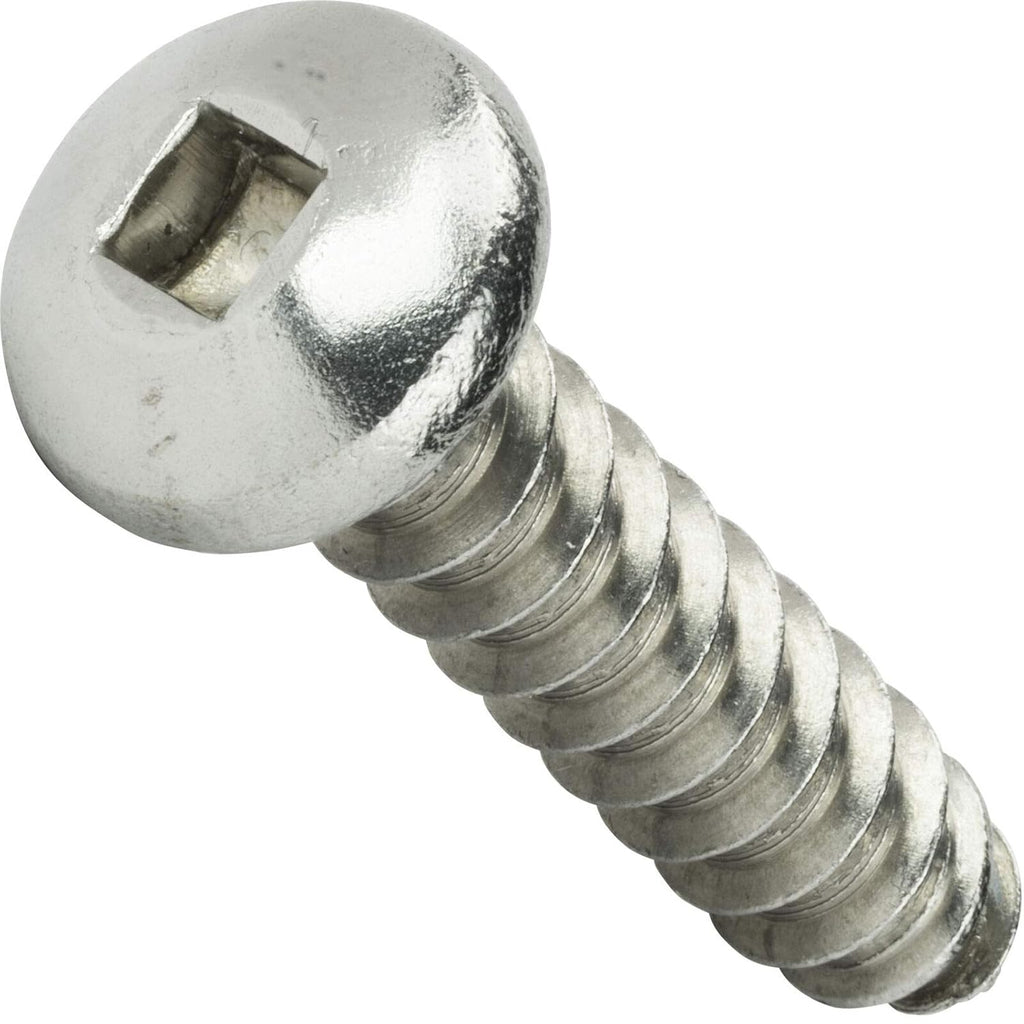 #10 x 1' - Square Drive Screws Self Tapping Pan Sheet Metal Stainless 500 Pcs self Tapping Screws Metal B2B