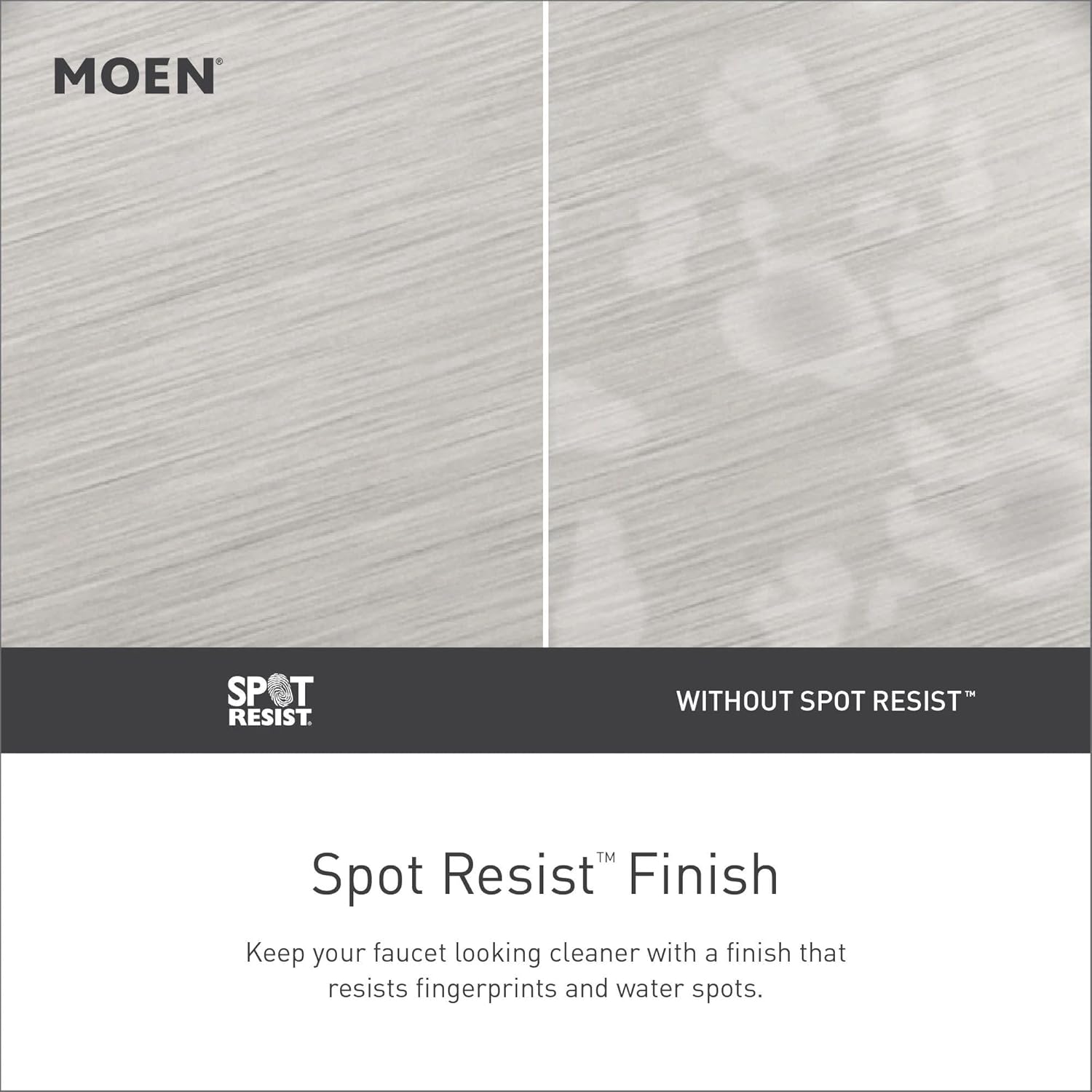 Moen Conway Spot Resist Brushed Nickel Two-Handle Centerset Bathroom Faucet with Drain Assembly, WS84922SRN (Pack of 2)
